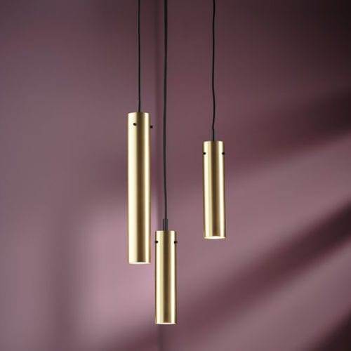 Подвесная лампа - FM2014 - Frandsen Lighting - из латуни / из матовой нержавеющей стали / современная
