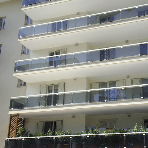 Балкон с панелями - FIRENZE - METRA Building - из стекла