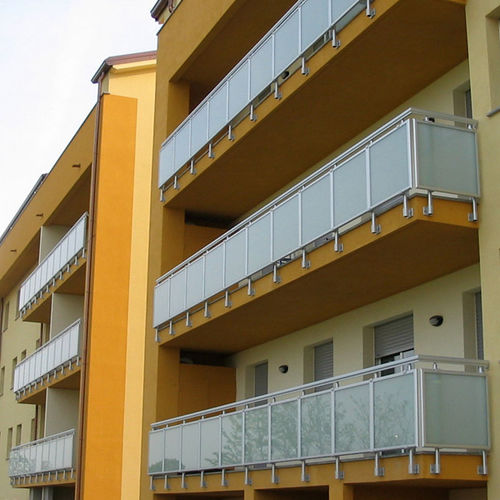 Балкон с панелями - PISA - METRA Building - из стекла