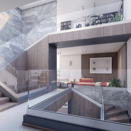 Балкон с панелями - THEATRON - METRA Building - из стекла