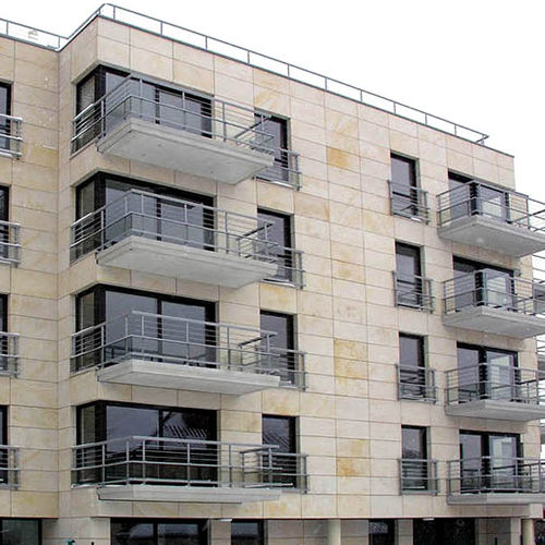 Решетчатый балкон - MILANO - METRA Building - из стекла / из алюминия