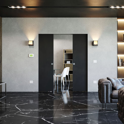 Дверь для интерьера - ABSOLUTE ENERGY: DOUBLE DOOR - Ermetika - из дерева / раздвижная / современная