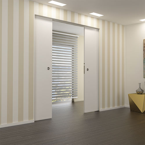 Дверь для интерьера - ABSOLUTE EVOKIT: DOUBLE DOOR - Ermetika - из дерева / раздвижная / современная