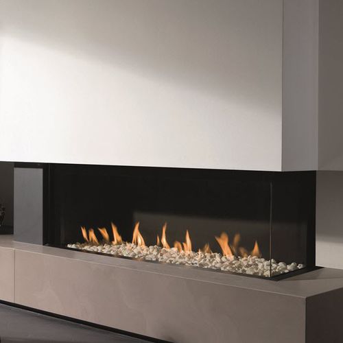 Газовый камин - LUNA DIAMOND 1300 CL/CR - M-Design - встраиваемый / угловой / с закрытой топкой