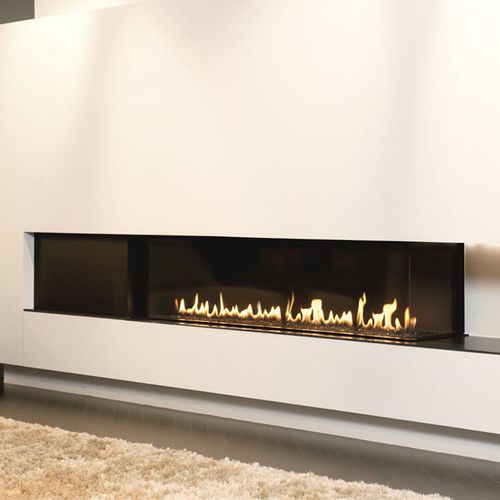 Газовый камин - LUNA DIAMOND 1600 CL/CR - M-Design - встраиваемый / угловой / с закрытой топкой