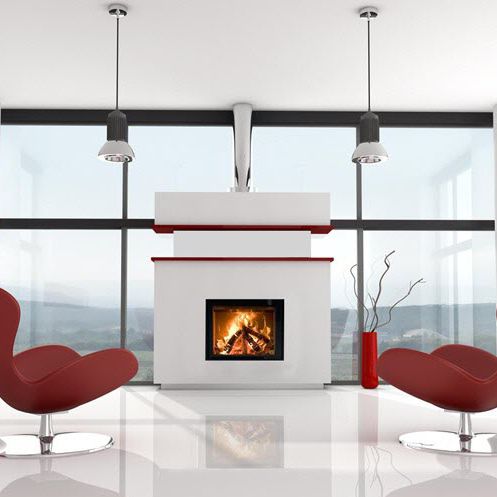 Дровяная топка для камина - INTERRA 74  - M-Design