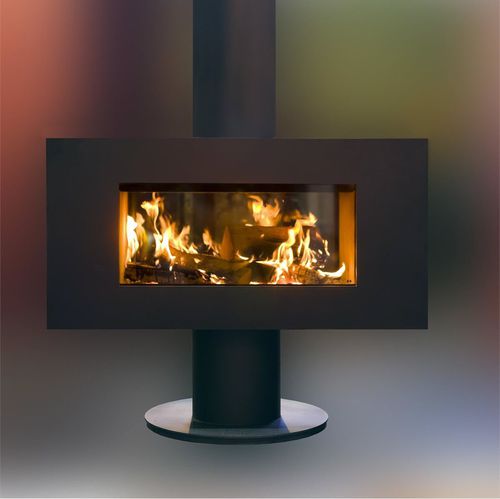 Печь-камин на дровах - VENUS 850 DHT  - M-Design - 9 кВ / 11 kW / центральная
