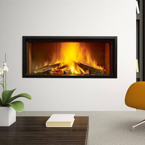 Дровяной камин - ARGENTO 1350H BASIC & PREMIUM - M-Design - встраиваемый / Односторонний / с закрытой топкой