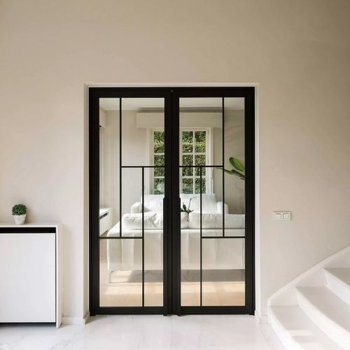 Дверь для интерьера - STEEL LOOK  - ANYWAY DOORS - алюминий / створчатая / поворотная
