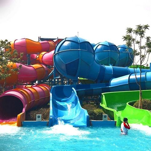 Поворотная горка - AQUASPHERE - WhiteWater - для аквапарков / трубчатая / множественная