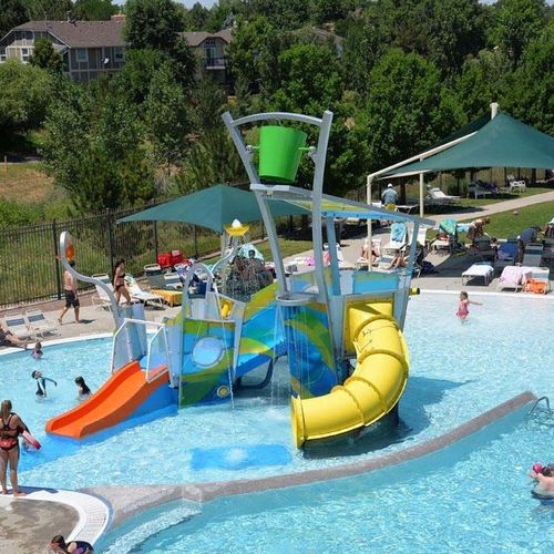 Игровая конструкция для аквапарков - AQUAFORMS - WhiteWater - из металла / модульная