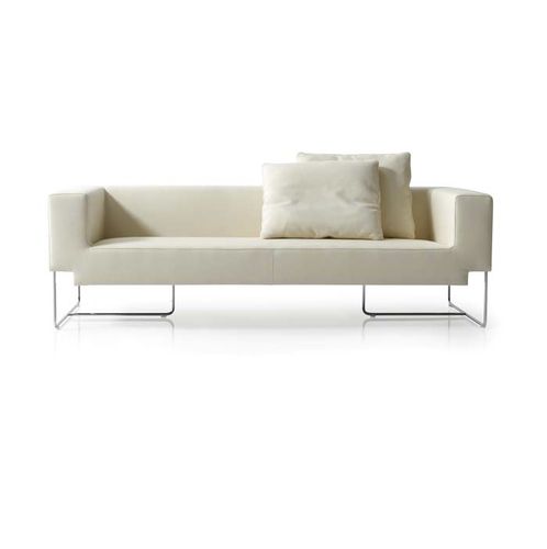 Современный диван - NOSSO - SANCAL - из ткани / белый / 3 места