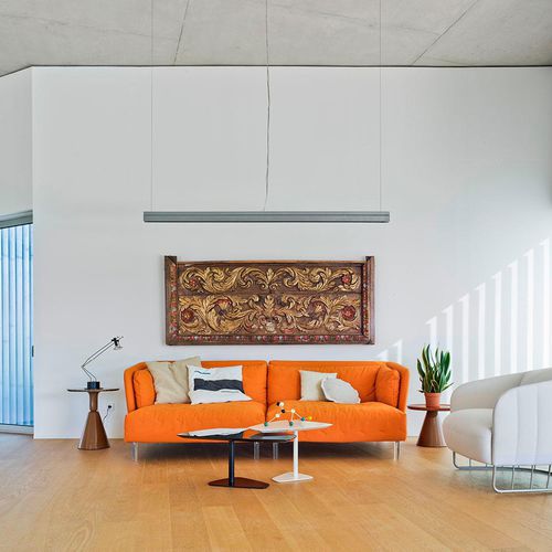 Модульный диван - OBI - SANCAL - современный / из ткани / коричневый