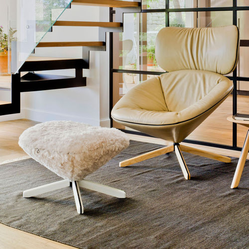 Современная подставка для ног - TORTUGA - SANCAL - из ткани / из кожи