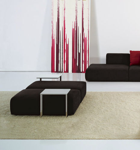 Современная банкетка - DUO - SANCAL - из ткани / бежевая / зеленая