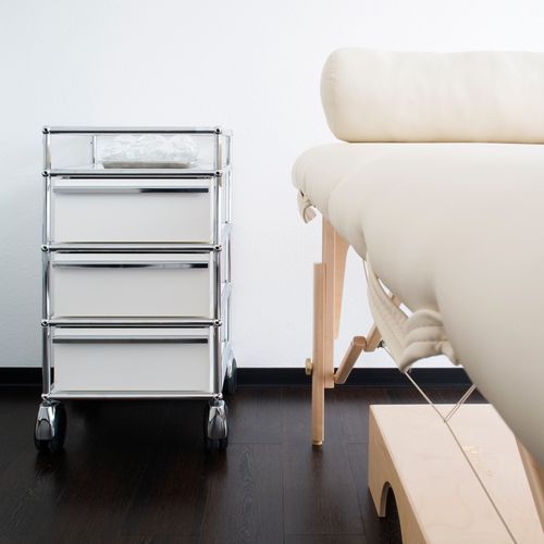 Тележка для медицинского ухода - USM Haller - USM Modular Furniture - для салона красоты / персонализированная / на заказ