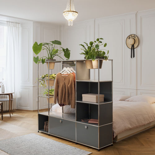 Модульная гардеробная - World of Plants for USM Haller - USM Modular Furniture - современная / из металла / модульная