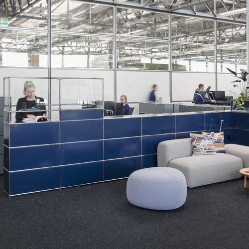 Модульная административная стойка - World of Plants for USM Haller - USM Modular Furniture - из металла / для бытового использования