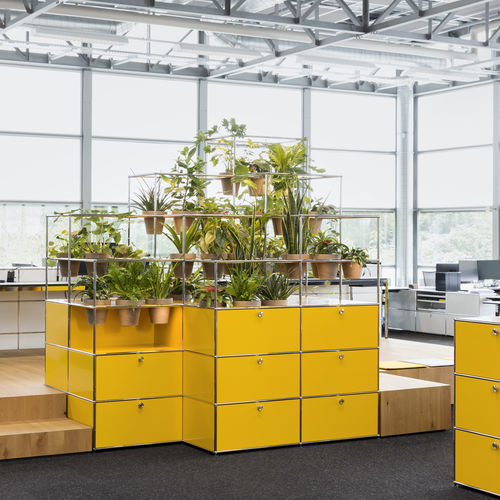 Шкаф для хранения для профессионального использования - World of Plants for USM Haller - USM Modular Furniture
