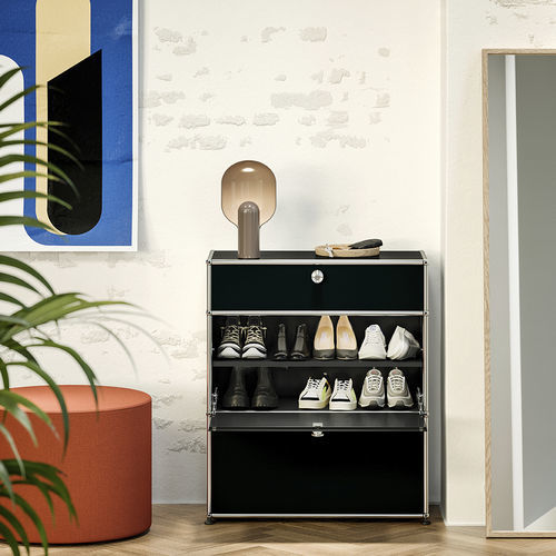 Современная мебель для обуви - USM Haller - USM Modular Furniture - самонесущая / из металла / для бытового использования