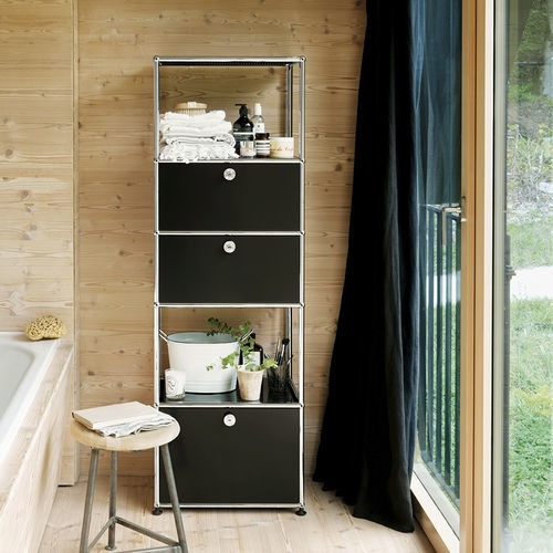 Современный мебель для ванной комнаты - USM Haller - USM Modular Furniture - для бытового использования / из металла / модульный