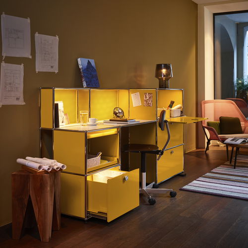Комплект офисной мебели для профессионального использования - USM Haller E - USM Modular Furniture