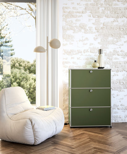 Высокий буфет - USM Haller - USM Modular Furniture - современный / из металла / на заказ
