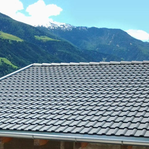 Изогнутая черепица - DOLOMITEN PAINTED MIX - Gruppo Industriale Tegolaia - из бетона / двойная