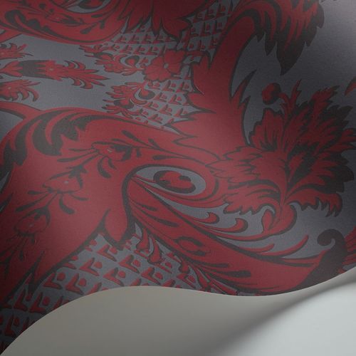 Классический обои - Wyndham - Cole&Son - из ткани / в цветочек / дамасский