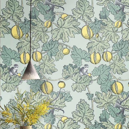 Современный обои - Frutto Proibito - Cole&Son - природный мотив / с рисунком животных / имитация ткани