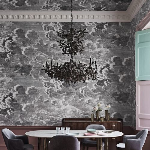 Современный обои - Nuvole - Cole&Son - из ткани / природный мотив / белый