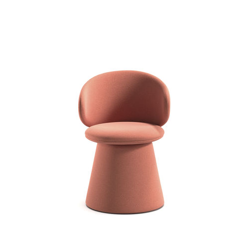 Современный cтул - Belle Tub - arrmet - для интерьера / из ткани / из кожи