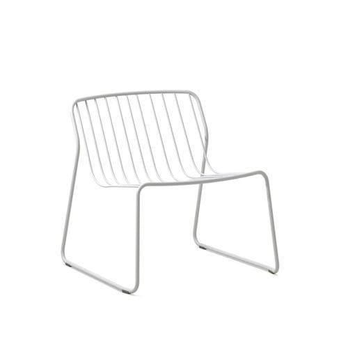 Современное кресло - Randa Nude LO - arrmet - из Trevira CS® / из искусственной кожи / из окрашенной стали