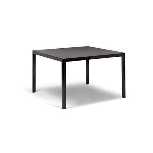 Современный журнальный столик - LA table - arrmet - из ламината высокого давления / с основанием из окрашенного металла / прямоугольный