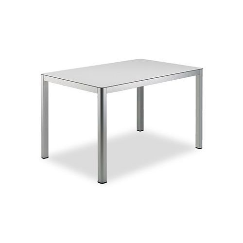 Современный стол - LA TABLE  - arrmet - из ламината высокого давления / с основанием из металла / прямоугольный