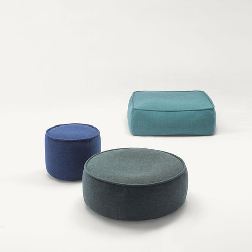 Современный пуф - FLOAT - PAOLA LENTI - из ткани / круглый / прямоугольный