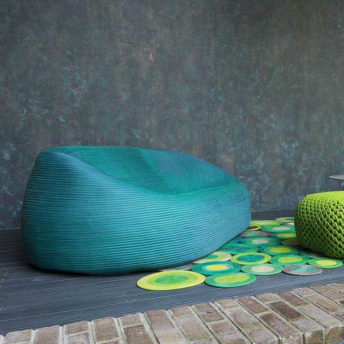 Современный диван - OTTO - PAOLA LENTI - для сада / из ткани / из веревки