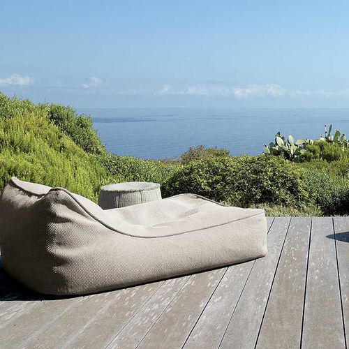 Современный садовый шезлонг - FLOAT - PAOLA LENTI - из ткани / Francesco Rota