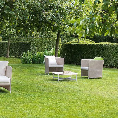 Современное кресло - TEATIME - PAOLA LENTI - из веревки / из ткани / из стали