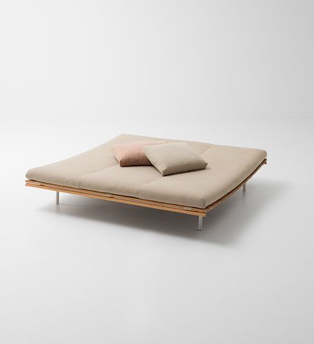 Двуспальная садовая кровать - SHIBUI - PAOLA LENTI - современная / обитая / из ткани