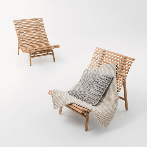 Современное кресло - SHIBUI - PAOLA LENTI - из бамбука / Francesco Rota / для наружного применения