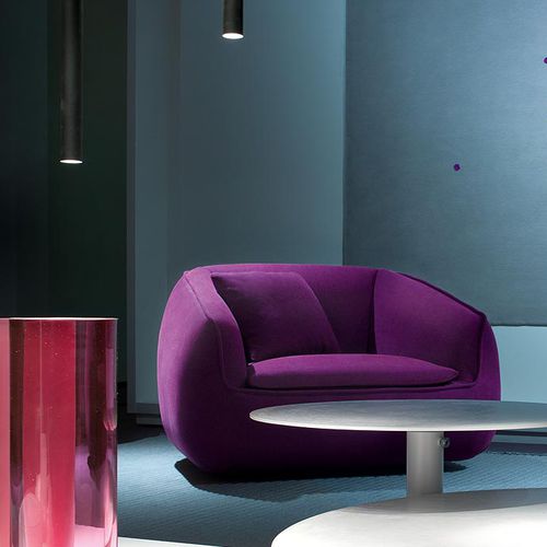 Современное кресло - BASK S - PAOLA LENTI - из ткани / из дерева / из полиэстера