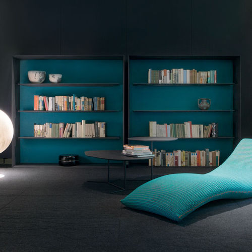 Современный книжный шкаф - EDEL - PAOLA LENTI - из лакированной древесины / белый