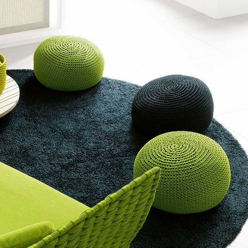 Современный пуф - PICOT - PAOLA LENTI - из ткани / круглый / квадратный