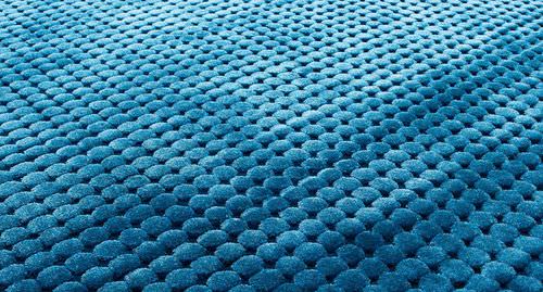 Современный ковер - CROWN  - PAOLA LENTI - с обивкой / однотонный / из шерсти
