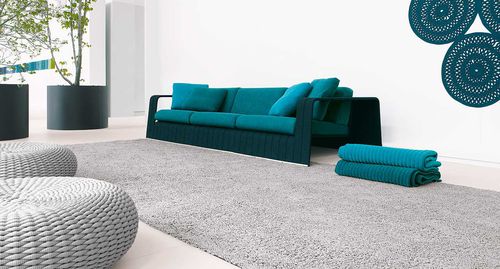 Современный ковер - WIND  - PAOLA LENTI - однотонный / из синтетического волокна / прямоугольный
