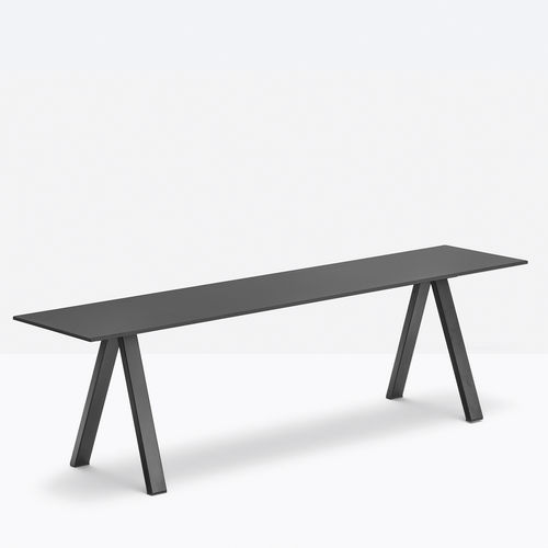 Современная скамейка - arki-bench ARKB - PEDRALI - из стали / из ламината / без спинки
