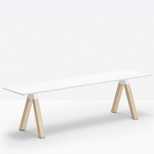 Современная скамейка - arki-bench ARKBW - PEDRALI - из стали / из ламината / из дуба