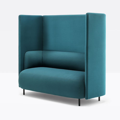 Современная банкетка - BUDDYHUB BDH002/140 - PEDRALI - из ткани / для офиса / с высокой спинкой