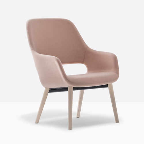 Современное кресло - BABILA COMFORT 2759 - PEDRALI - из ткани / синее / желтое